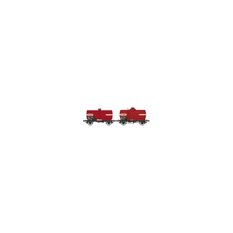 REE Modeles WB-714 Set de 2 wagons citernes OCEM 29 "ADAMS", SNCF, Ep III, H0