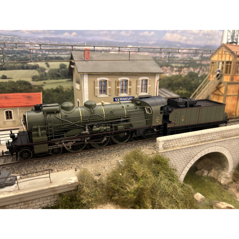 REE Modeles - MB 134 S - Locomotive vapeur 231 D 154, Dijon, PLM, Ep II digital son - H0