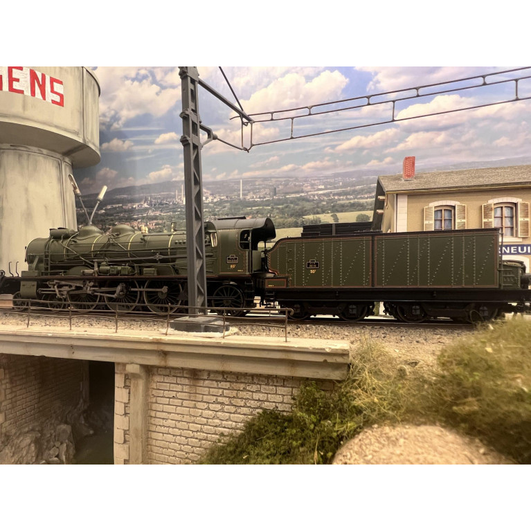 REE Modeles - MB 134 S - Locomotive vapeur 231 D 154, Dijon, PLM, Ep II digital son - H0