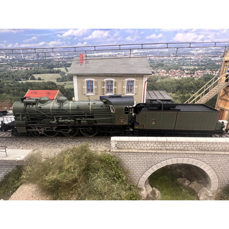 REE Modeles - MB 134 S - Locomotive vapeur 231 D 154, Dijon, PLM, Ep II digital son - H0