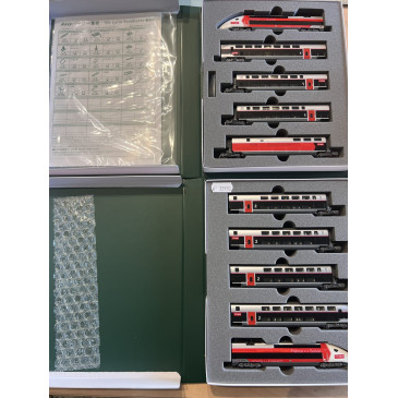 Kato - 10-1762 Coffret de 10 voitures TGV Lyria Euroduplex - SNCF - N