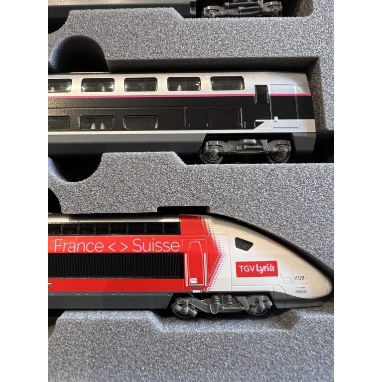 Kato - 10-1762 Coffret de 10 voitures TGV Lyria Euroduplex - SNCF - N