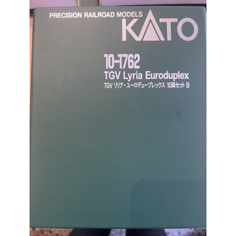 Kato - 10-1762 Coffret de 10 voitures TGV Lyria Euroduplex - SNCF - N