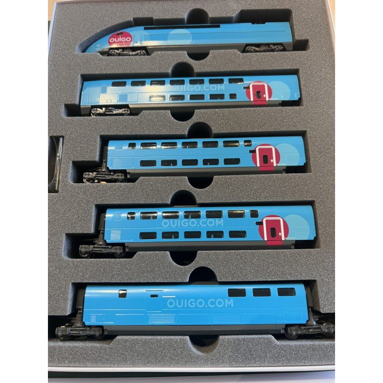 Kato - 10-1763 Coffret de 10 voitures Ouigo - SNCF - N