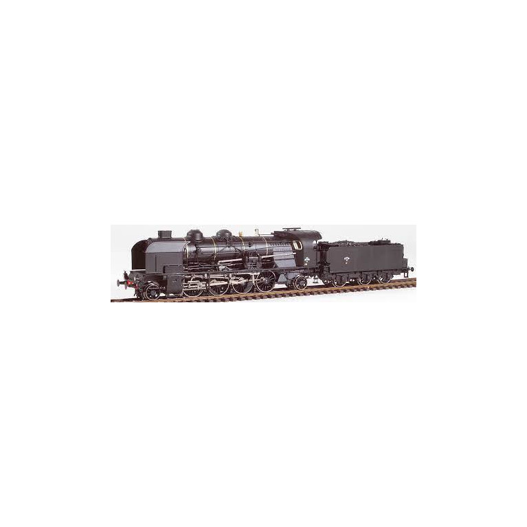 REE Modeles MB-129 S locomotive vapeur type 141, DCC sound, H0, Ep III