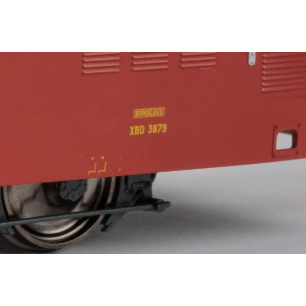 Chrezo 3800-04, Autorail XBD 3879 \"Picasso\" dépôt Bordeaux, DCC Sound, SNCF, EpIV, 0