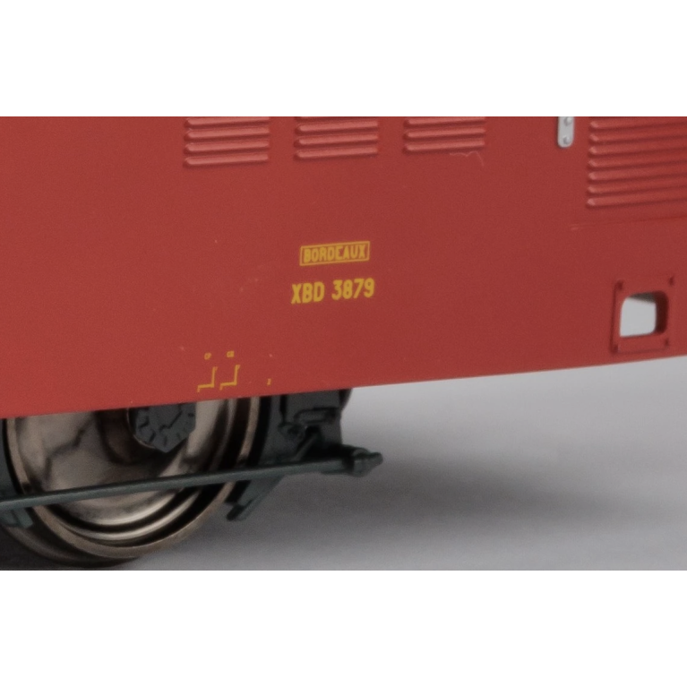Chrezo 3800-04, Autorail XBD 3879 \"Picasso\" dépôt Bordeaux, DCC Sound, SNCF, EpIV, 0
