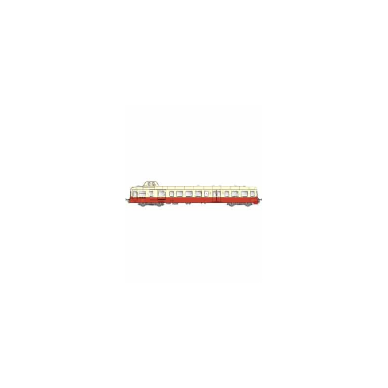 Trains 160 - 16064 S - Autorail sonorisé - SNCF - 1- 2ème CL - Ep IIIb - N