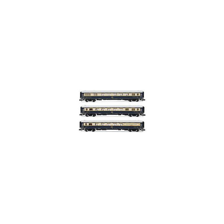 Arnold HN4398 - Set de 3 voitures \"Venice Simplon Orient Expres\", N, Ep III
