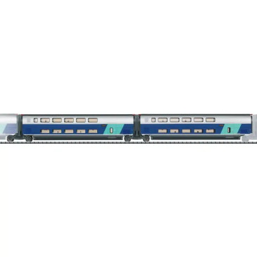 Trix 23488 coffret de complément 2 pour le TGV Euroduplex - H0 - Ep VI