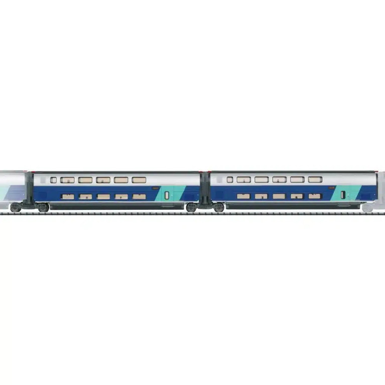 Trix 23488 coffret de complément 2 pour le TGV Euroduplex - H0 - Ep VI