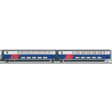 Trix 32487 coffret de complément 1 pour le TGV Euroduplex - H0 - Ep VI