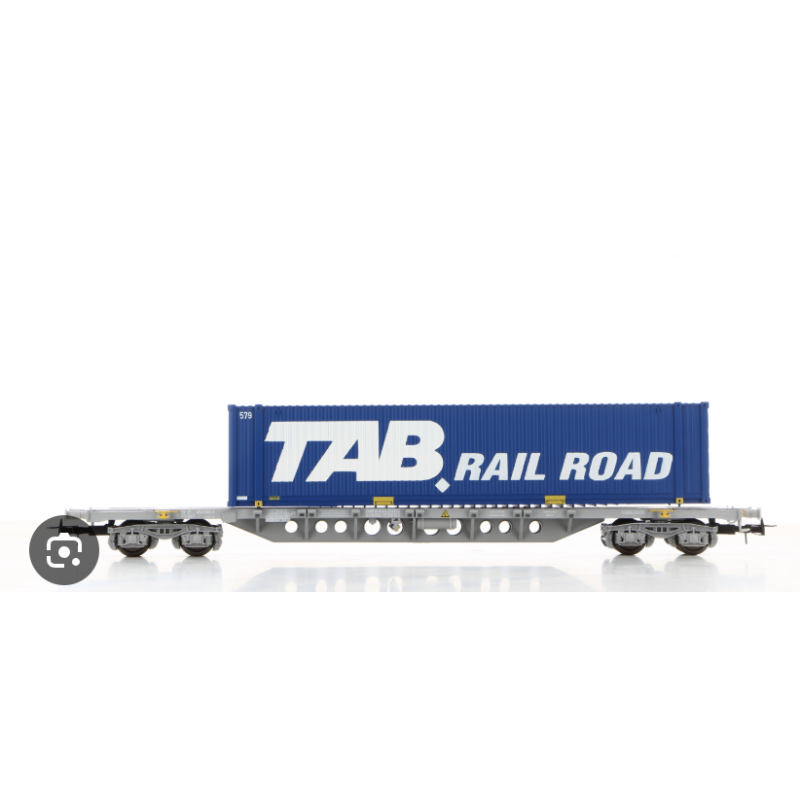 JOUEF HJ6262 Wagon porte conteneurs Sgnss "Tab Rail Road", Sncf, Ep V, H0