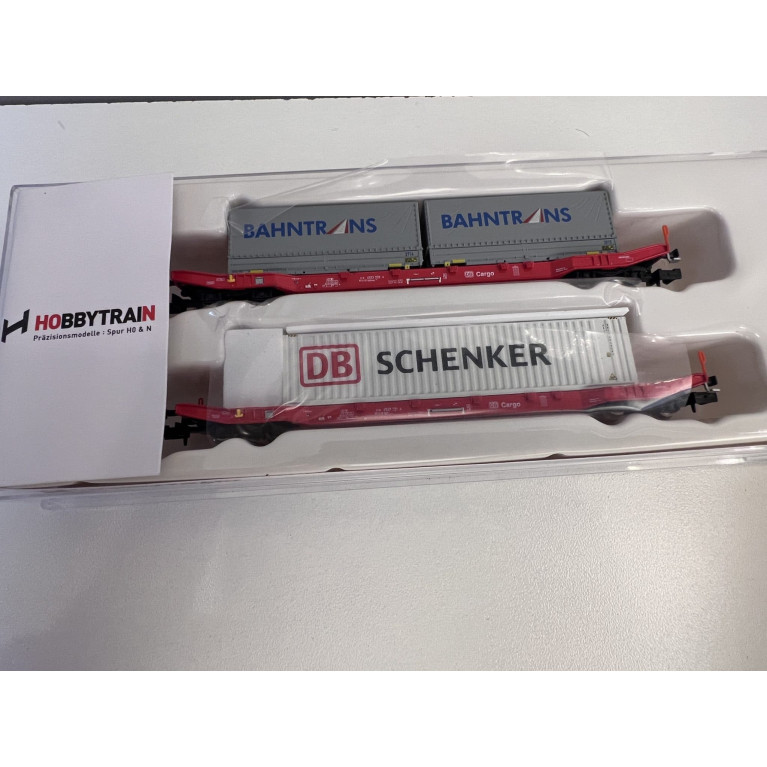 Hobbytrain H23760 wagon porte-containeurs DB - N