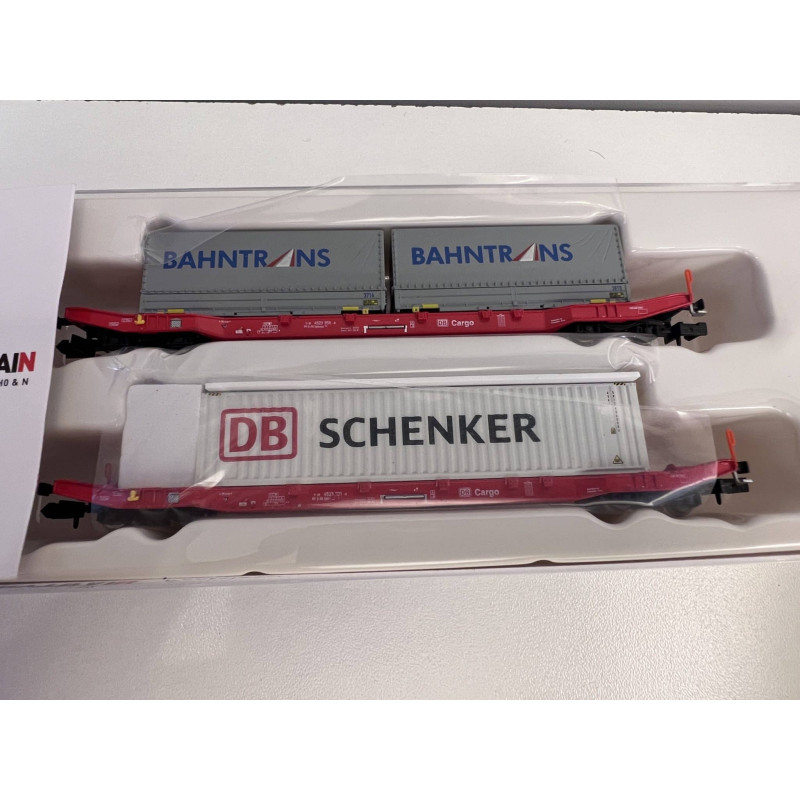 Hobbytrain H23760 wagon porte-containeurs DB - N