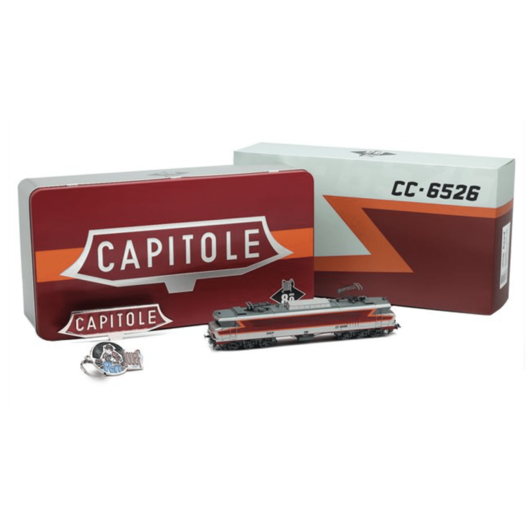 JOUEF HJ2453S Coffret anniversaire Locomotive éléctrique CC6526 Le capitole, DC Sound SNCF, Ep IV, H0
