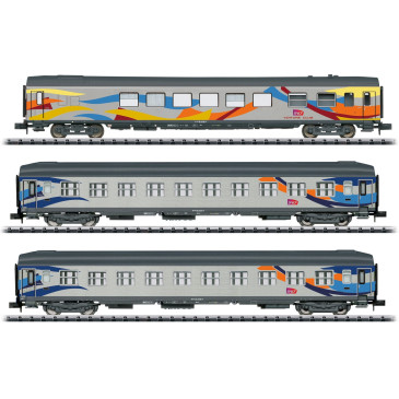 Minitrix 18210 coffret 3 voitures croisière - N - Ep V-VI