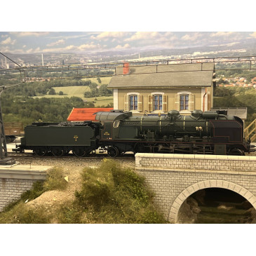 REE Modeles MB-130S - loco vapeur 141E284 SCNF Villeneuve - DCC Sound H0 - Ep III