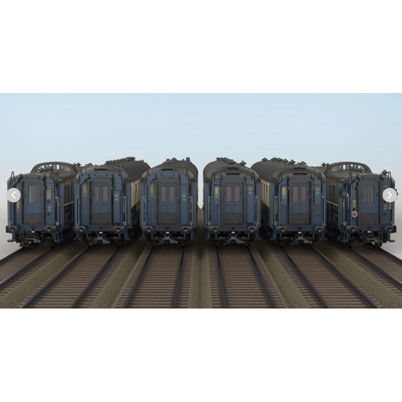 Trix 26470 coffret de voitures Pullman EDELWEISS, Ep II, H0