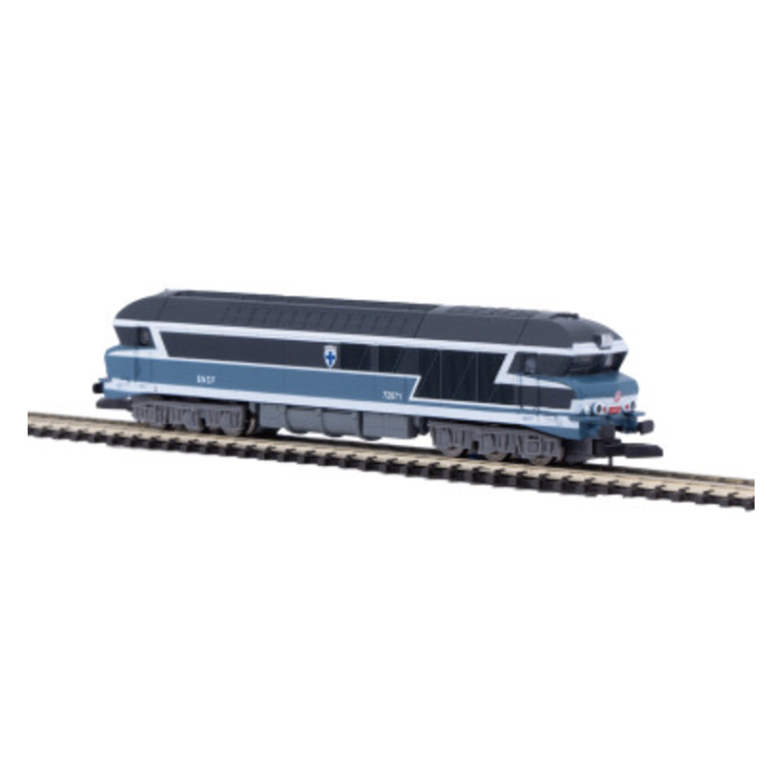 AZAR L02-BL2 locomotive diesel CC72024 SNCF bleue, Ep IV - analogique - Z