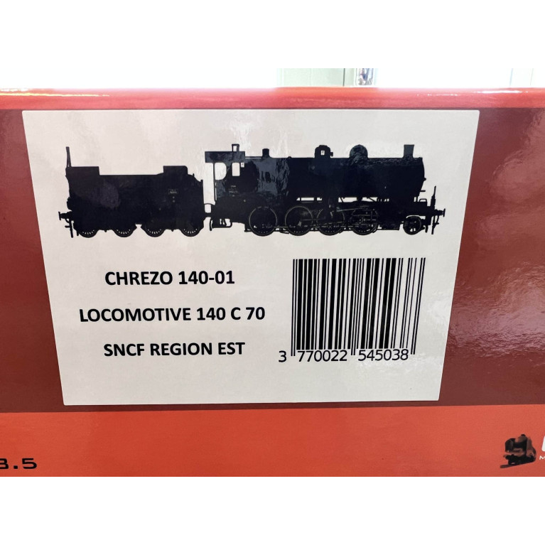 Chrezo 140-01 locomotive 140 C 70 SNCF - ECH 0 - Ep III DCC SOUND