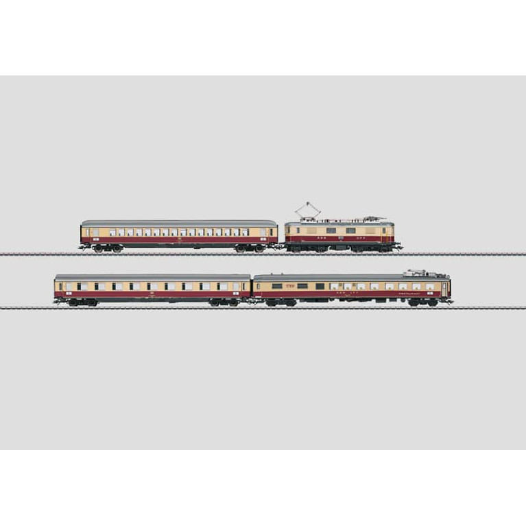 Märklin 26557 train rapide TEE "Bavaria", DB, 3 rails, H0, Ep IV