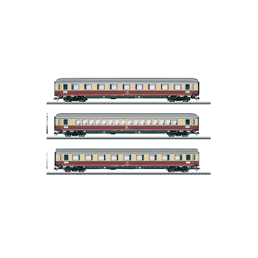 Märklin 43853 coffret de voitures de grandes lignes TEE "Helvetia" H0, Ep IV