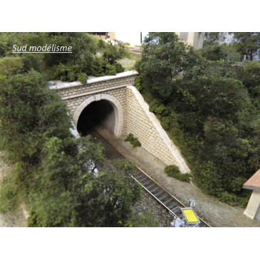 PN SUD MODELISME 8715 HO. ENTREE DE TUNNEL UNE VOIE
