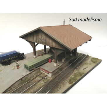 PN SUD MODELISME 8714 Halle marchandises type ancien  HO