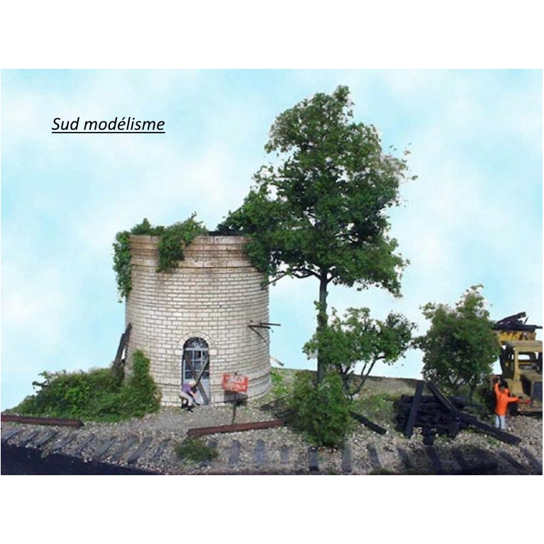 PN SUD MODELISME 8712B HO. SOCLE DE CHATEAU D’EAU EN MACONNERIE