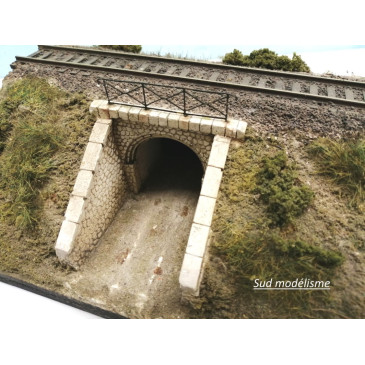 PN SUD MODELISME 8732 HO. PONCEAU PIERRE HEXAGONALE