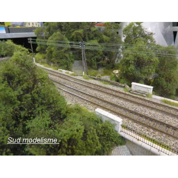 PN SUD MODELISME 8747 HO Murets de pont