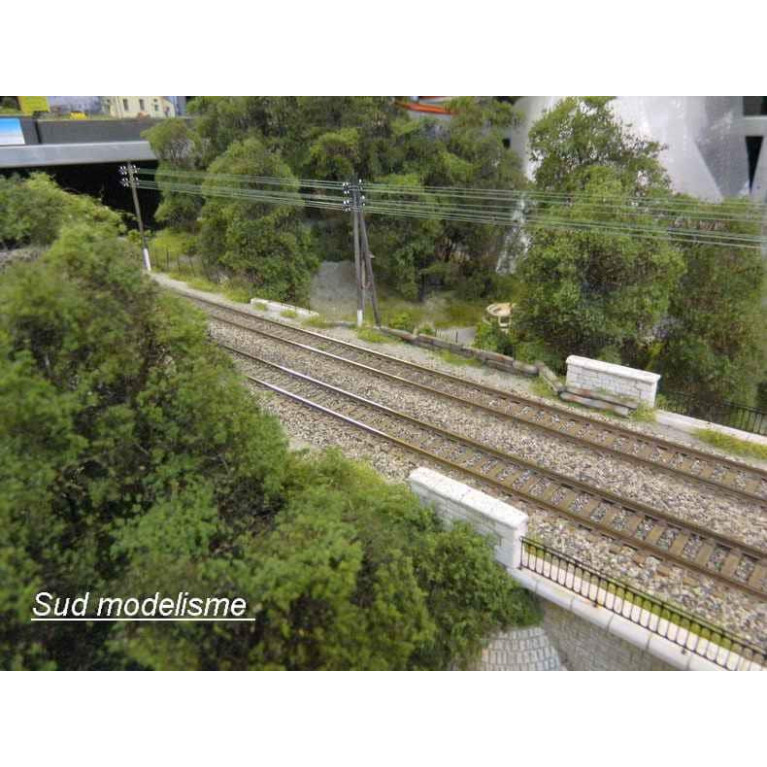PN SUD MODELISME 8747 HO Murets de pont