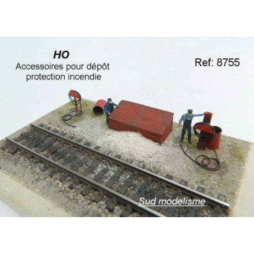 PN SUD MODELISME 8755 HO. ACCESSOIRES POUR DEPOT
