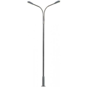 FALLER 180101 - Lampadaire 2 bras à LED 12 V - 100 mm (x3) - HO 1/87
