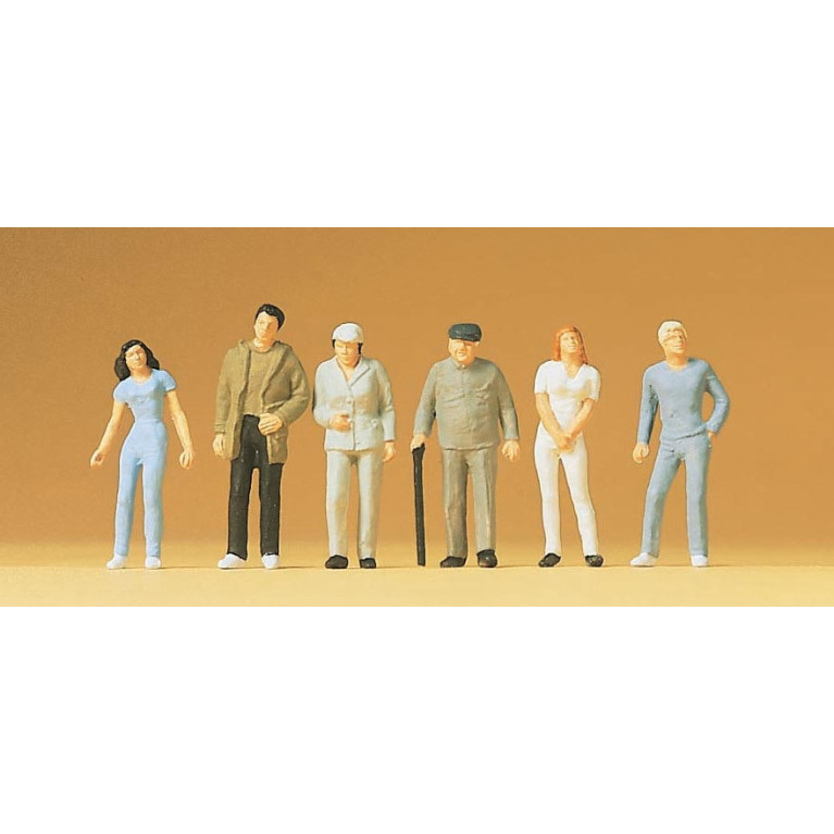 Passants debout - HO 1/87 - PREISER 14002