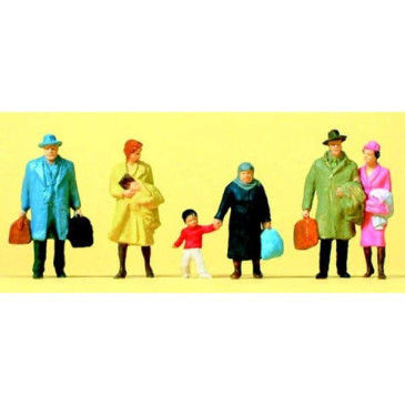 Preiser 14043 Figurine Voyageurs à pied