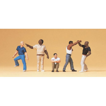 Preiser 10475 HO 1/87 Scènes de Rue - Street Scenes