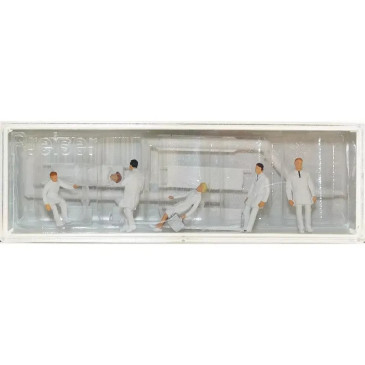 Médecins, équipe de premiers soins - HO 1/87 - PREISER 10101