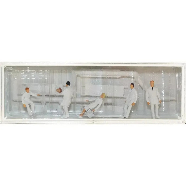 Médecins, équipe de premiers soins - HO 1/87 - PREISER 10101