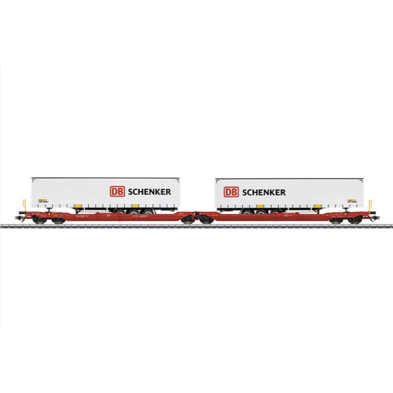 Märklin 47470 wagon à double compartiment de type Sdggmrss 738, Ep IV, H0