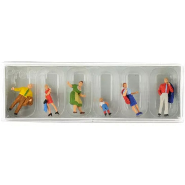 Famille Dupont en promenade - HO 1/87 - PREISER 10279