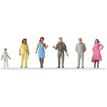 PREISER 14045 PERSONNAGES, PASSANTS HO