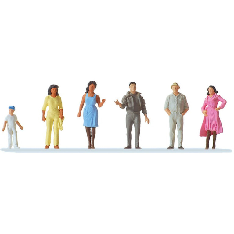 PREISER 14045 PERSONNAGES, PASSANTS HO