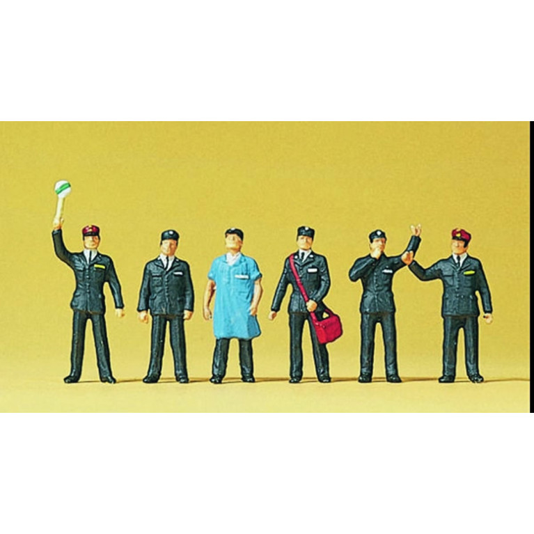 PREISER 10087 PERSONNAGES, CHEMINOTS SUISSES
