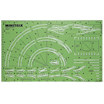 Modèle de plan de voies Minitrix T66600