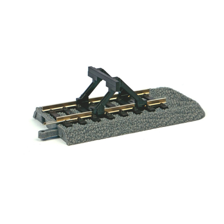 Rail de fin de voie avec butoir / avec ballast-HO 1/87-PIKO 55446
