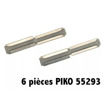 Piko 55293 - 6 éclisses de transition Voie A code 100 - HO
