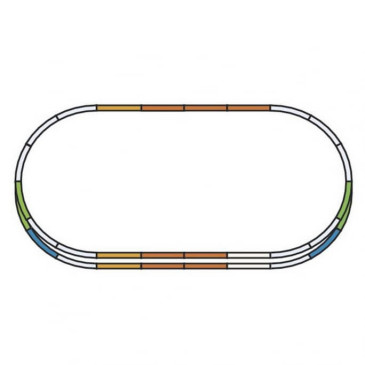 Piko 55340 - Voie A - SET E - (55200+55201+55212+55222+55223)