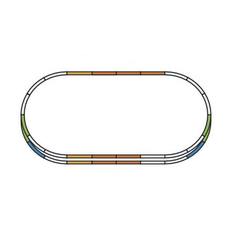 Piko 55340 - Voie A - SET E - (55200+55201+55212+55222+55223)